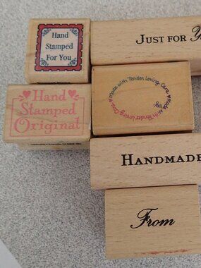 From / Hand Stamped/ Just for You Stampers